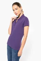 Tricou polo damă Kariban Short-sleeved Piqué personalizat, pe model