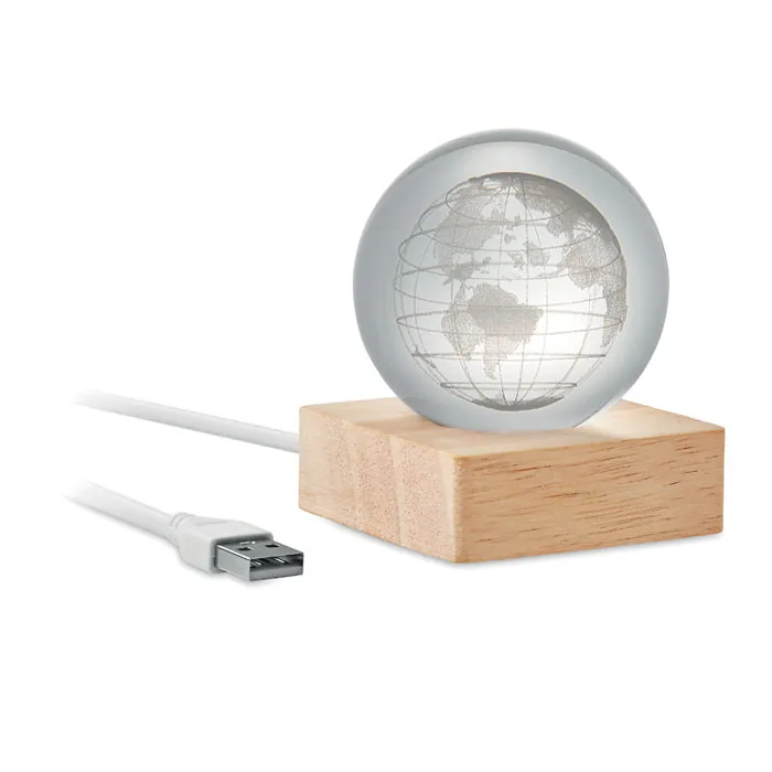 Glob de sticlă LED personalizat