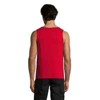 JUSTIN MEN TANK TOP 150g   -WH-3XL personalizat, vedere spate