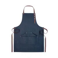 Șorț din denim  240 g personalizat, vedere lateral