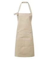Șorț Premier Calibre Heavy Cotton Canvas Pocket personalizat, natural