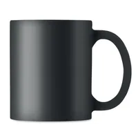 Cană colorată mată 300 ml personalizată, vedere lateral