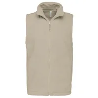 Vestă bărbați Kariban Luca Microfleece Gilet personalizată, maro