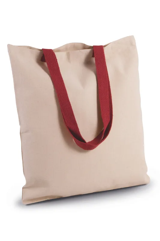 Sacoșă Kimood Flat Canvas Shopper With Contrast Handle personalizată, în context