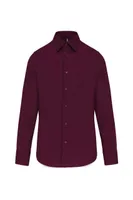 Cămașă bărbați Kariban Cotton/elastane personalizată, roșu
