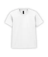 Tricou copii Gildan Softstyle™ Midweight personalizat, alb