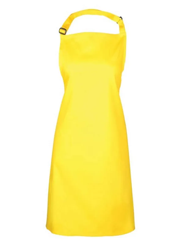 Șorț Premier Colours Collection Bib personalizat, galben
