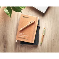 Notes A5 din PU reciclat personalizat, vedere zona de personalizare