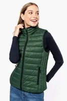 Jachetă damă Kariban Lightweight Sleeveless Fake Down personalizată, pe model