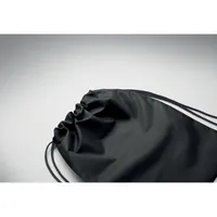 Rucsac copii cu șnur 190T RPET personalizat, vedere detaliu