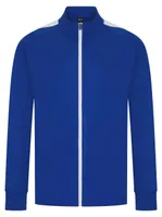 Tricou unisex Finden + Hales Adult S Knitted Tracksuit Top personalizat, albastru