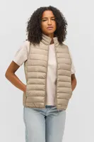 Vestă damă SOL'S Stream BW Lightweight Bodywarmer personalizată, pe model