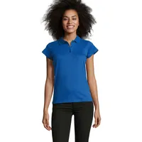 Tricou polo damă Sol's Prescott 170 personalizat, royal blue