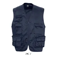 Jachetă unisex Sol's Wild Pocket Reporter personalizată, navy