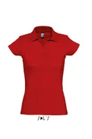 Tricou polo damă SOL'S Prescott personalizat, roșu