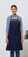 Șorț Premier Espresso Bib personalizat, pe model