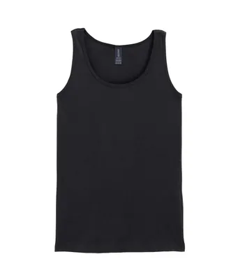 Tricou damă Gildan Softstyle™ Tank Top personalizat, negru