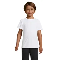 SPORTY KIDS T-SHIRT 140g personalizat, white
