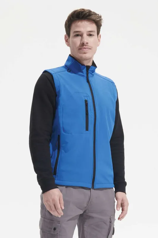 Jachetă softshell bărbați SOL'S Rallye Sleeveless Softshell