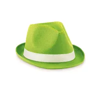 Pălărie colorată din paie personalizat, lime