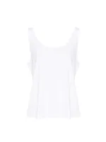 Tricou damă Just Ts Tank Top personalizat, alb