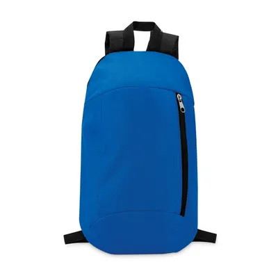Rucsac cu buzunar frontal. personalizat, albastru