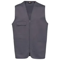 Vestă unisex Designed To Work Polycotton Multi-pocket Vest personalizată, gri