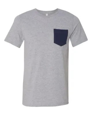 Tricou bărbați Bella Jersey Short Sleeve Pocket