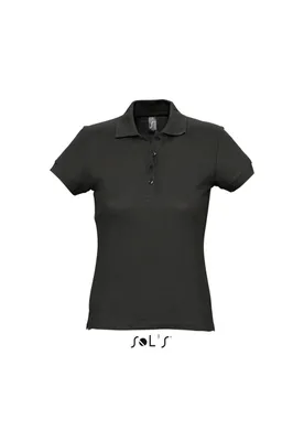Tricou polo damă SOL'S Passion personalizat, negru