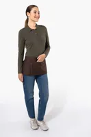 Șorț Kariban Cotton Short personalizat, pe model