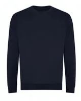 Bluză unisex Just Hoods Organic Sweat personalizată, albastru