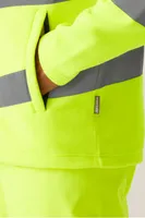 Jachetă polar bărbați Regatta Hi-vis Pro Contract Thor Fleece personalizată, pe model
