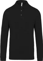 Tricou polo bărbați Kariban Jersey personalizat, negru
