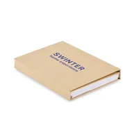 Set papetărie cu blocnotes personalizat, vedere zona de personalizare