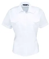 Cămașă damă Premier Short Sleeve Pilot personalizată, alb
