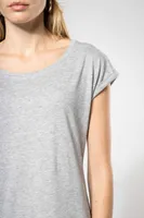 Tricou damă Kariban Long personalizat, pe model