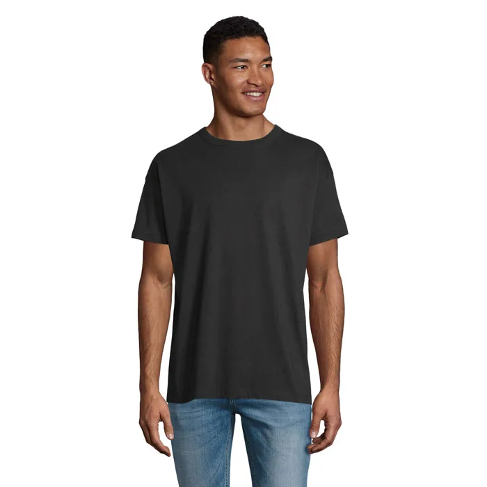 Tricou bărbați Sol's Boxy Tricou Oversized personalizat, deep black