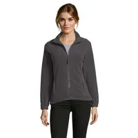 NORTH WOMEN FL JACKET 300g personalizat, gri cărbune