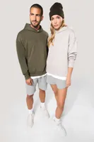 Hanorac unisex Kariban Oversized Fleece personalizat, pe model