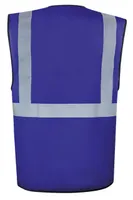 Vestă unisex Korntex Comfort Executive Safety Vest Hamburg Multifunctional With Pockets personalizată, albastru