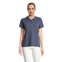 Tricou polo damă Sol's Pulse personalizat, denim