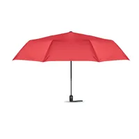 Umbrelă windpoof 27 inch personalizată, roșu