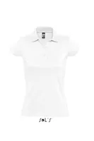 Tricou polo damă SOL'S Prescott personalizat, alb