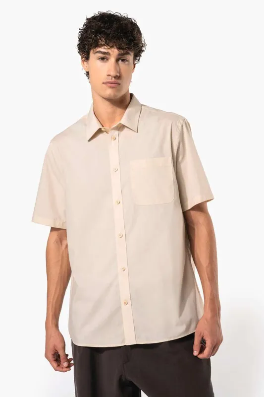 Cămașă bărbați Kariban Ace Short-sleeved personalizată, pe model
