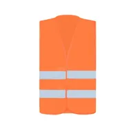Vestă unisex Korntex Basic Safety Vest For Print Karlsruhe 2 Velcro personalizată, portocaliu
