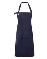 Șorț Premier Calibre Heavy Cotton Canvas Pocket personalizat, albastru