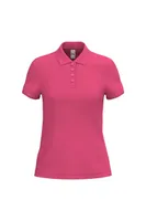 Tricou polo damă iDeal Basic Pique personalizat, roz