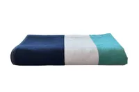 Prosop Olima „nautical Stripe Beach Velour personalizat, albastru
