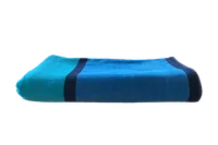 Prosop Olima „turquoise Wave Beach Velour personalizat, multicolor