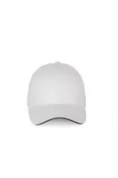 Șapcă K-UP With Contrasting Sandwich Peak 6 Panels personalizată, alb
